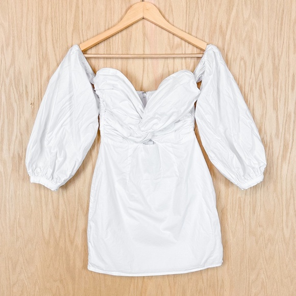 Superdown Flynn Ruched Sleeve Dress - Picture 4 of 13